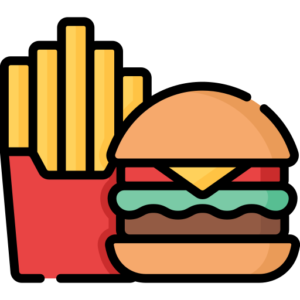 Veggie Burger avec frites